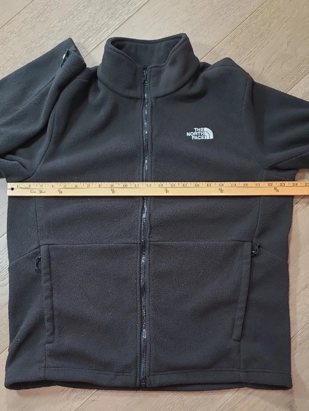 The North Face Jacket Men's sz L Black Fleece Polartech Active/Athleisure Full Z